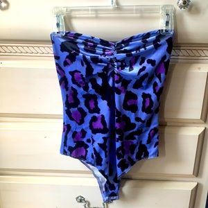Tube top body suit